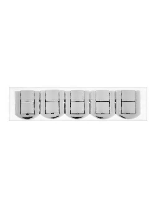 Замок-защелка на ящик ZM01, 2.5×2 см, цвет хром