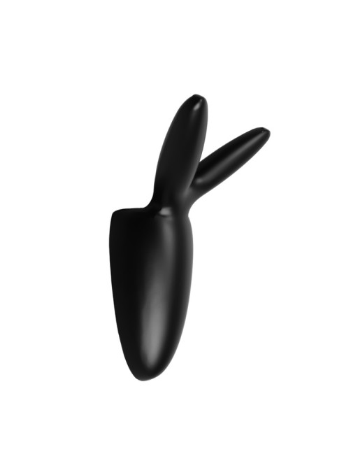 Крючок мебельный CAPPIO RABBIT, двухрожковый, цвет черный