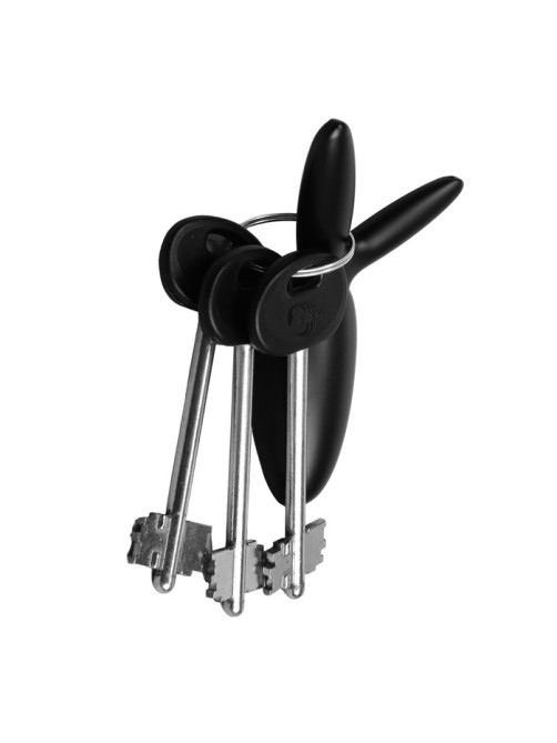 Крючок мебельный CAPPIO RABBIT, двухрожковый, цвет черный