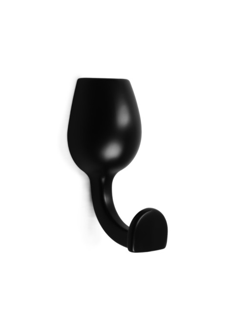 Крючок мебельный CAPPIO CHALICE, однорожковый, цвет черный