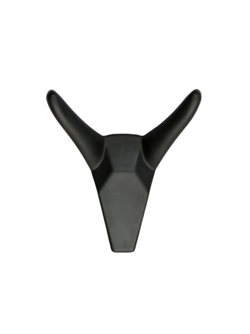 Крючок мебельный CAPPIO HORN, двухрожковый, цвет черный