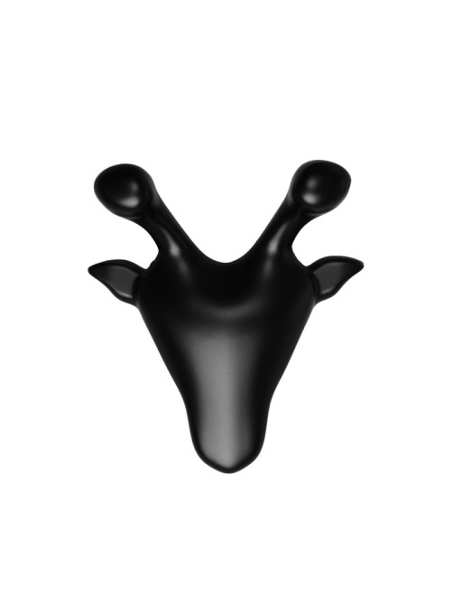 Крючок мебельный CAPPIO GIRAFFE, двухрожковый, цвет черный