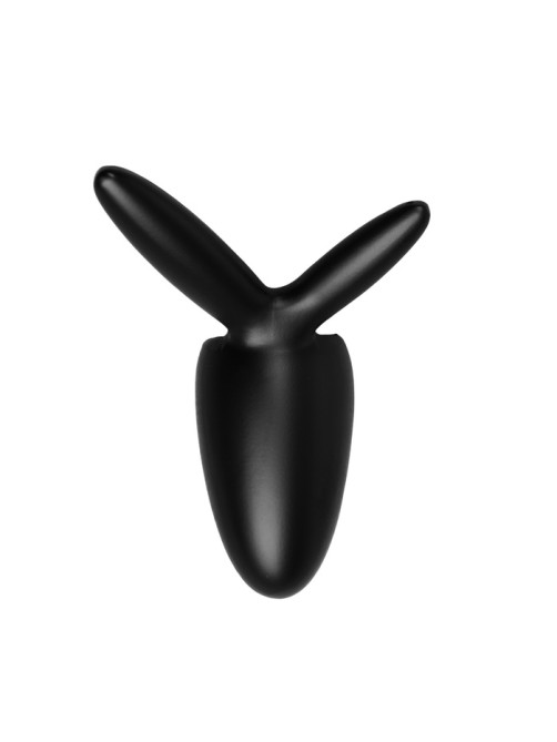Крючок мебельный CAPPIO RABBIT, двухрожковый, цвет черный