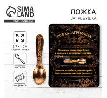 Кошельковый талисман, ложка загребушка денежный сувенир «Успех и процветание», 3.7×1 см