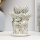Фигура «Ангелочки с сердцем» состаренный, 12×11×6 см