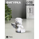 Фигурка гипс «Ангелок», перламутровая, 5×5.5×4 см