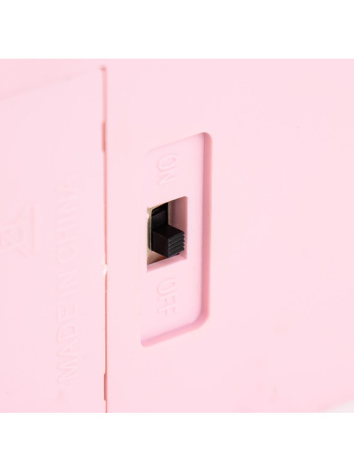 Фигурка световая RISALUX «Влюбленные», 14хLED, ночник, 4000К, USB, 3×АА, розовый, 24.5×7×15.5 см