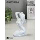 Фигурка гипс «Девушка», перламутр, 13×9×5 см