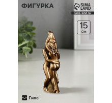 Фигурка гипс «Влюбленная пара», бронза, 15×4×4 см