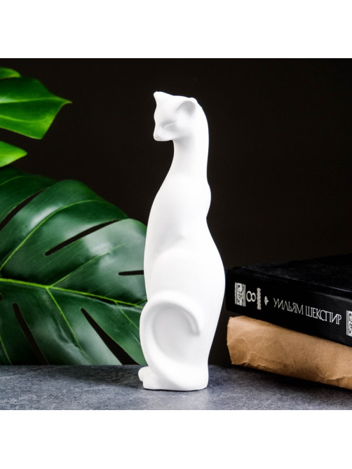 Фигурка гипс «Кошка сидит», 20×7×7 см