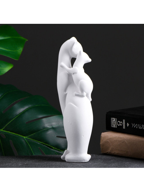 Фигурка гипс «Мама кошка», 21×7×7 см