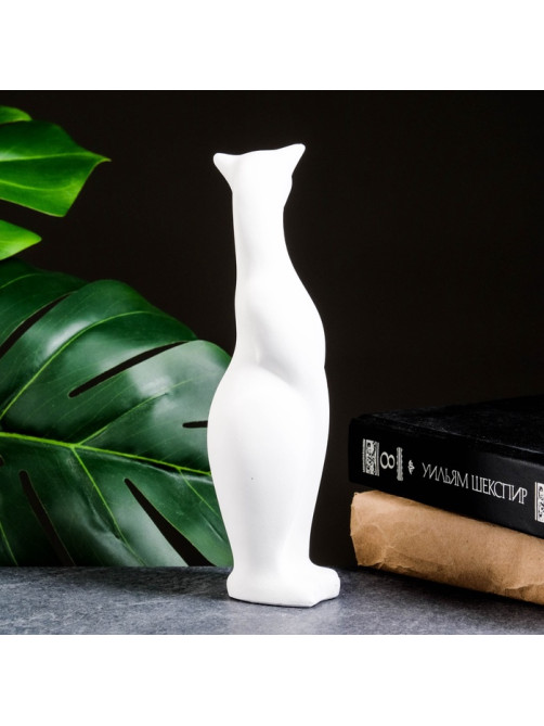 Фигурка гипс «Кошка сидит», 20×7×7 см