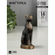 Фигурка гипс «Кошка египетская», бронза, 7×14×5 см