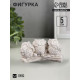 Фигурка гипс «Три совы на жердочке», слоновая кость, 10×6×5 см