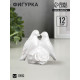 Фигурка гипс «Голуби», перламутровый, 12×12×7 см