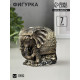 Фигурка гипс «Индийский слон», старое золото, 12×7×6 см