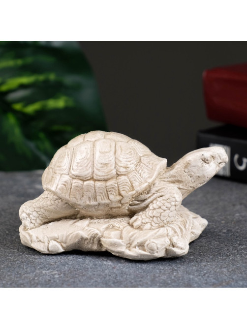Фигурка «Черепаха на камне», слоновая кость, 11×7×5.5 см