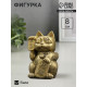 Фигурка гипс «Котик денежный», золото, 8×5×5 см