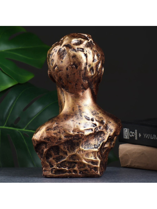 Бюст «Дзержинского Ф.Э.», фигурка полистоун, под бронзу, 17×24 см