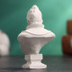 Бюст «Царь Иван Грозный», фигурка гипс, белый, 4×2.5×6.5 см