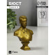 Бюст «Сталин И.В.», фигурка гипс, состаренная латунь, 13×9×5 см