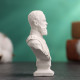 Бюст «Император Александр III», фигурка гипс, белый, 4.5×2.5×6.5 см
