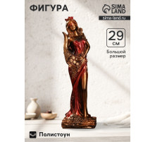Фигурка полистоун «Богиня Фортуна», золото, 29×10 см
