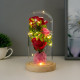 Фигурка световая колба RISALUX «Три розы», LED - ночник, от батареек, 3×ААА 11×11×21.5 см
