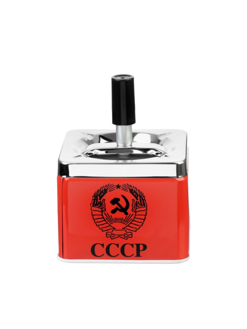 Пепельница для дома бездымная «СССР», для сигарет и стиков, 9×9×12 см