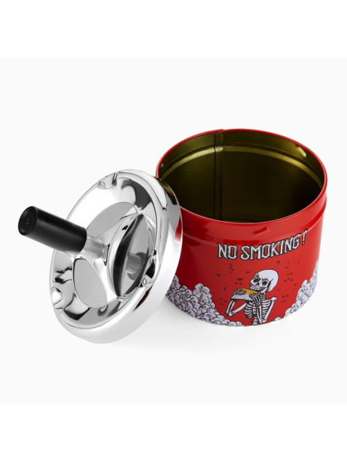 Пепельница для дома бездымная No Smoking, для сигарет и стиков, 12.5×9 см