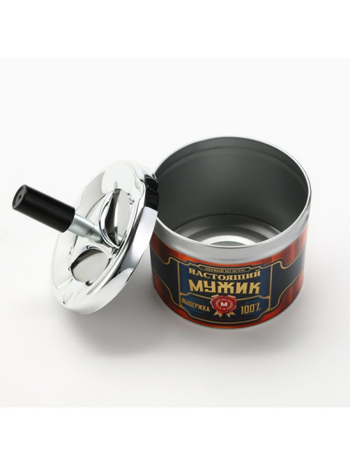 Пепельница бездымная «Настоящий мужик», 9×12 см