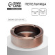Пепельница из нержавеющей стали, 11.5×3.5 см, бронза
