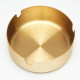 Пепельница из нержавеющей стали, d=8 см, золотистая