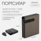 Портсигар на 16 сигарет, с толкателем для сигарет и отсеком под зажигалку, 10×9.4×2 см