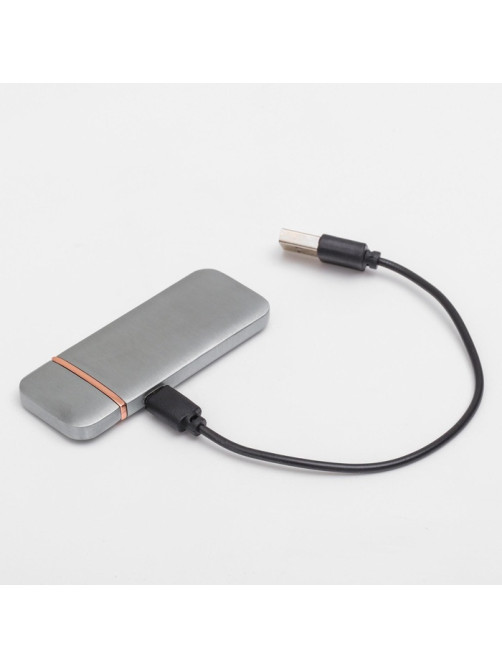 Зажигалка электронная, спираль, 7.9×3.1 см, от USB