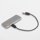 Зажигалка электронная, спираль, 7.9×3.1 см, от USB