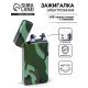 Зажигалка электронная для курения в подарочной коробке, дуговая, USB, 3.5×7 см