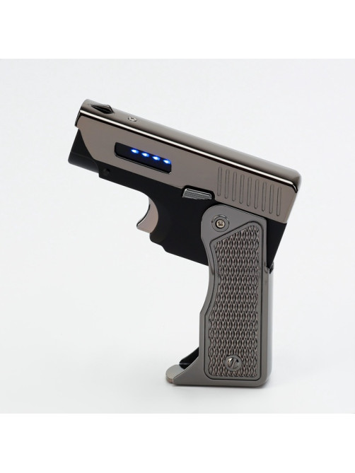 Зажигалка электронная «Пистолет», дуговая, индикатор заряда, USB, 8.3×4.1×1.8 см