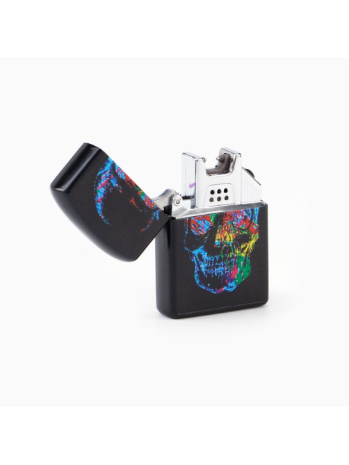 Зажигалка электронная «Череп», дуговая, от USB