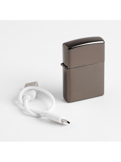 Зажигалка электронная, дуговая, USB, 5.6×3.8×1.3 см