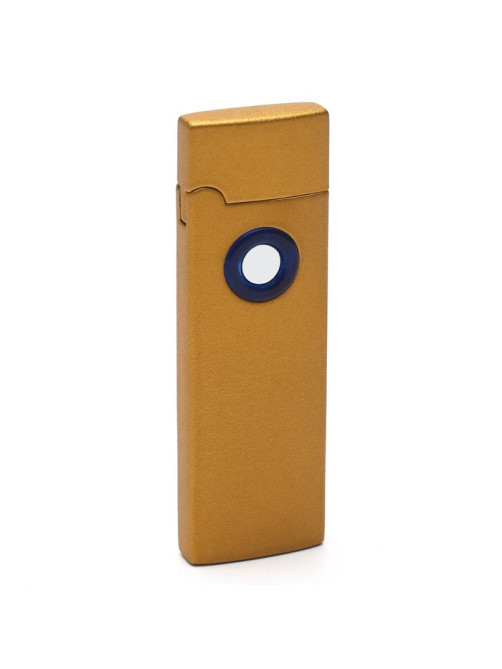 Зажигалка электронная, USB, спираль, 2.5×8 см, золото