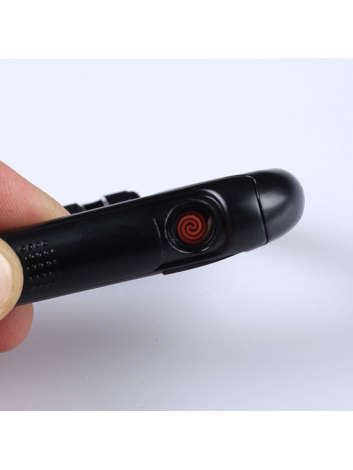 Зажигалка электронная «Карабин», спираль, от USB