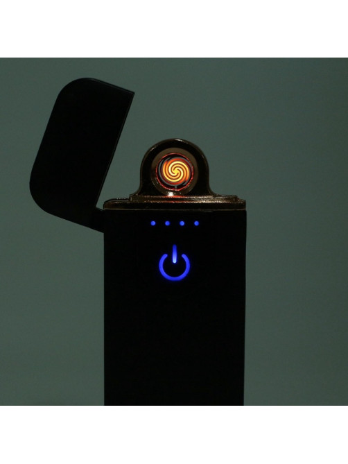 Зажигалка электронная, спираль, сенсор, USB, 7.9×3.1 см