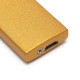 Зажигалка электронная, USB, спираль, 2.5×8 см, золото