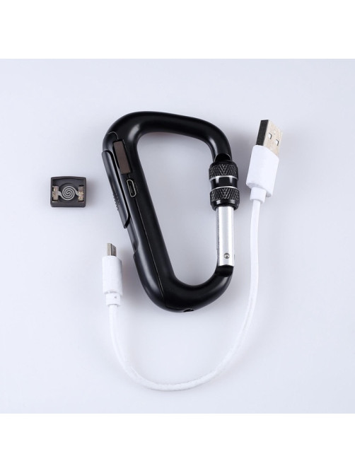 Зажигалка электронная «Карабин», спираль, от USB