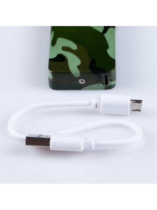 Зажигалка электронная для курения в подарочной коробке, дуговая, USB, 3.5×7 см