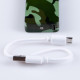 Зажигалка электронная для курения в подарочной коробке, дуговая, USB, 3.5×7 см