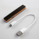 Зажигалка электронная, usb, спираль, 9×1.5 см, чёрная