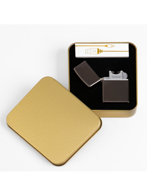 Зажигалка электронная, дуговая, USB, 5.6×3.8×1.3 см