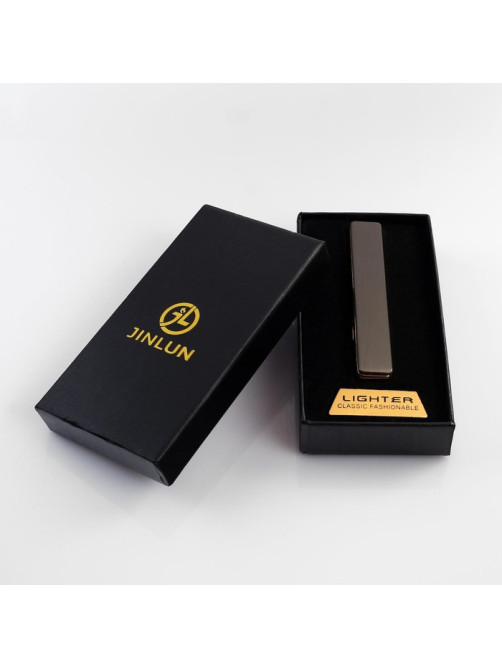 Зажигалка электронная, usb, спираль, 9×1.5 см, чёрная
